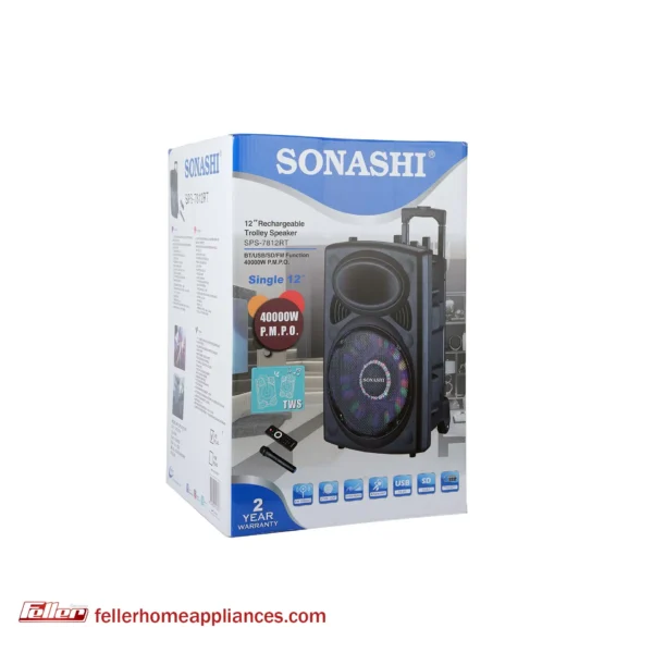 اسپیکر چمدانی سوناشی مدل SONASHI SPS7812RT