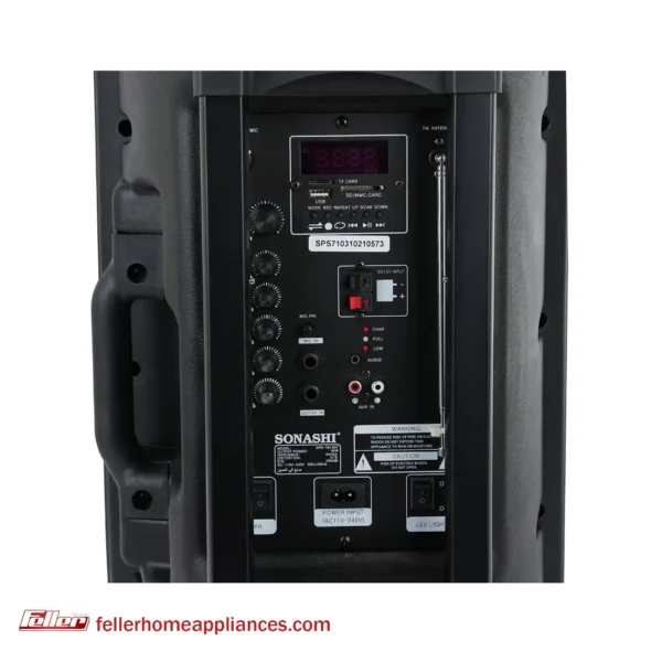 اسپیکر چمدانی سوناشی مدل SONASHI SPS7812RT